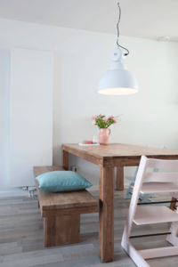 een romantische woonkamer