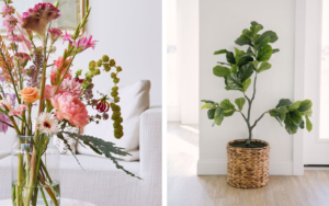 Kleur in huis met bloemen en planten